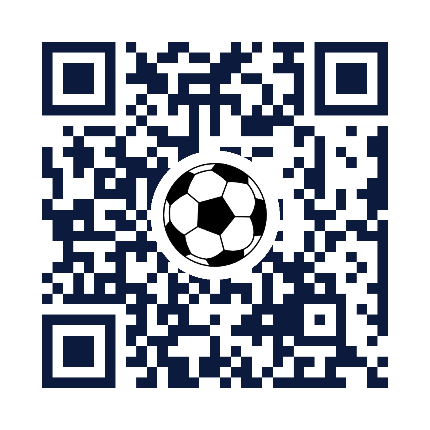 QR code — scan with your phone camera to download Bola 2026 free on the App Store or Google Play
